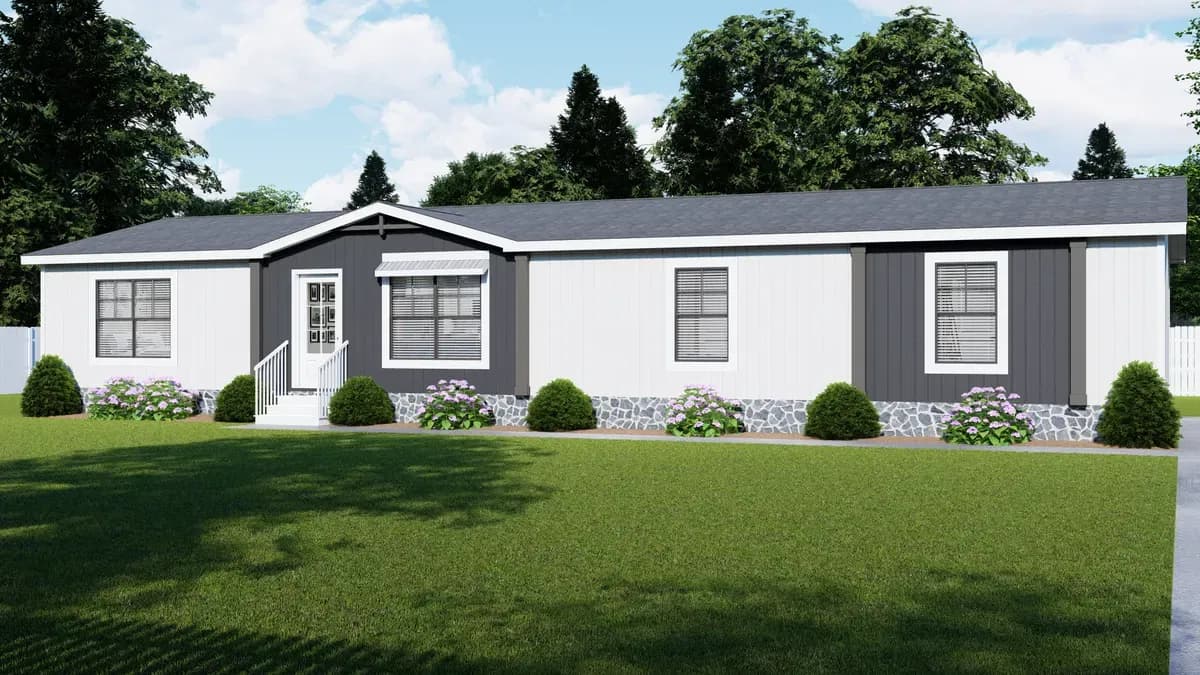 Everett hero, elevation, and exterior home features