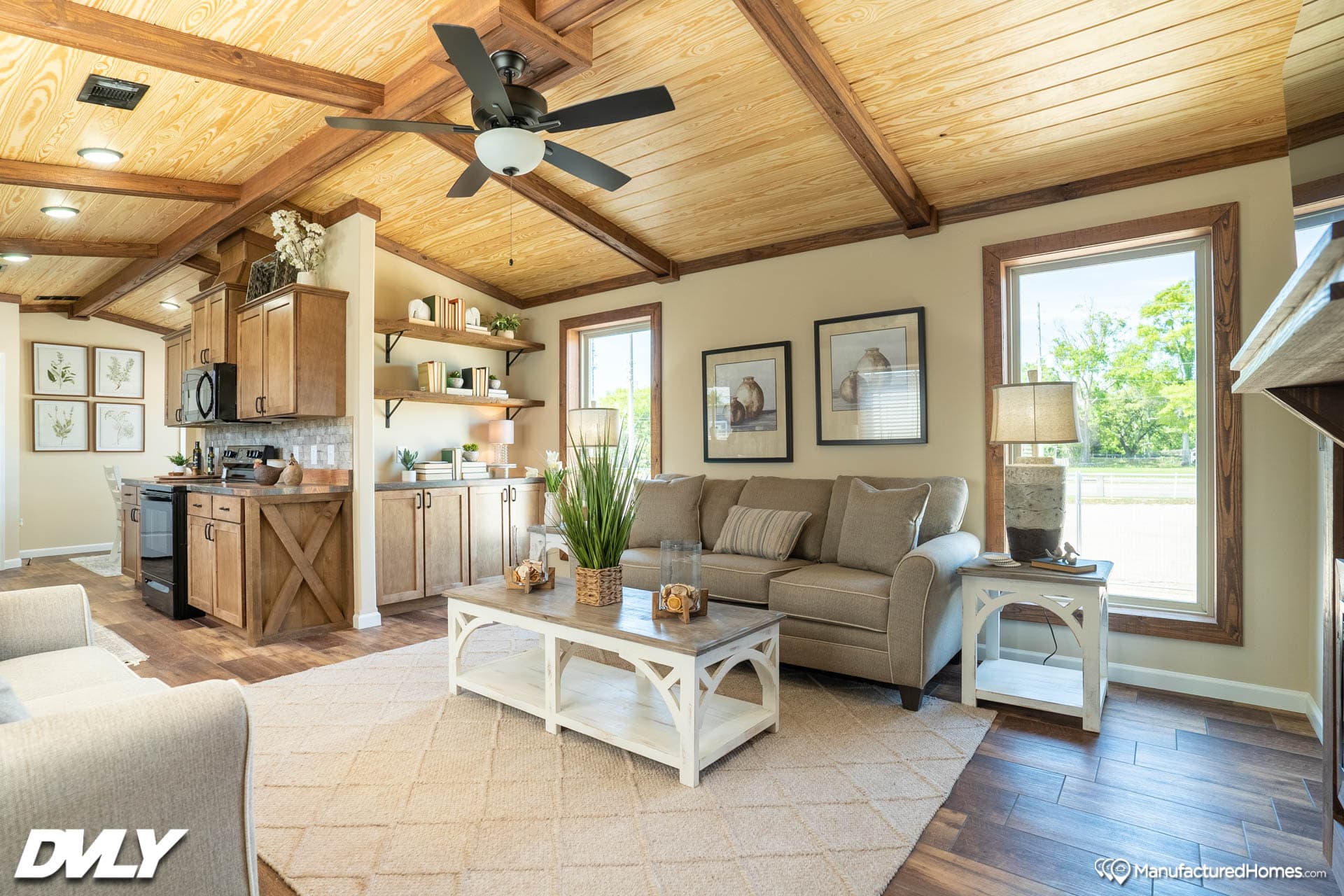 The lodge 3 interior home features